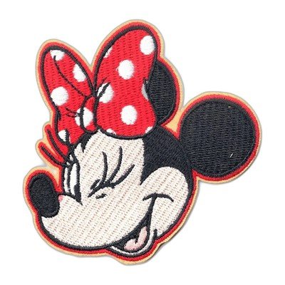 Mini mouse embroidered patch