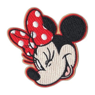 Mini mouse embroidered patch