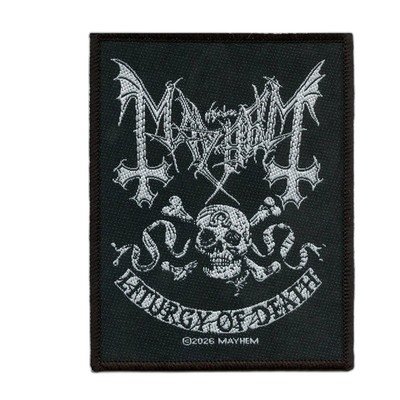 Woven sew-on album art patch